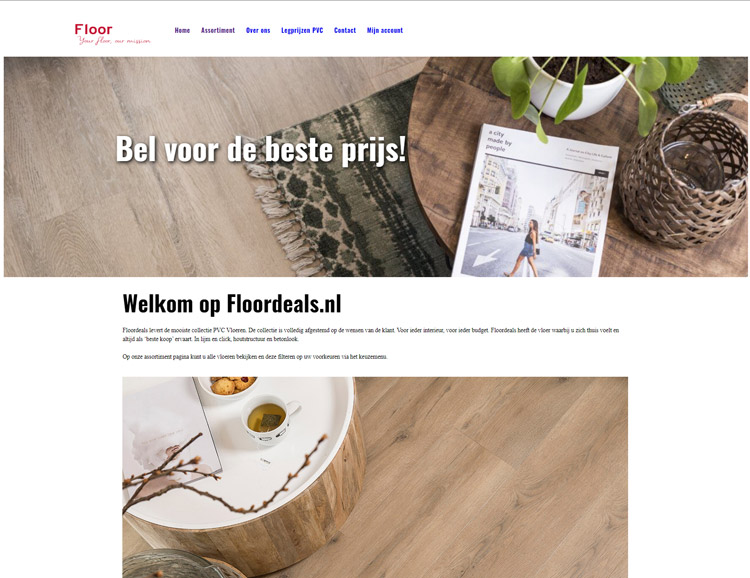 Oude website Floordeals