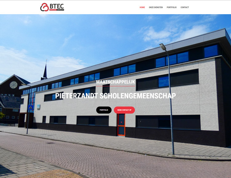 oude website BTEC