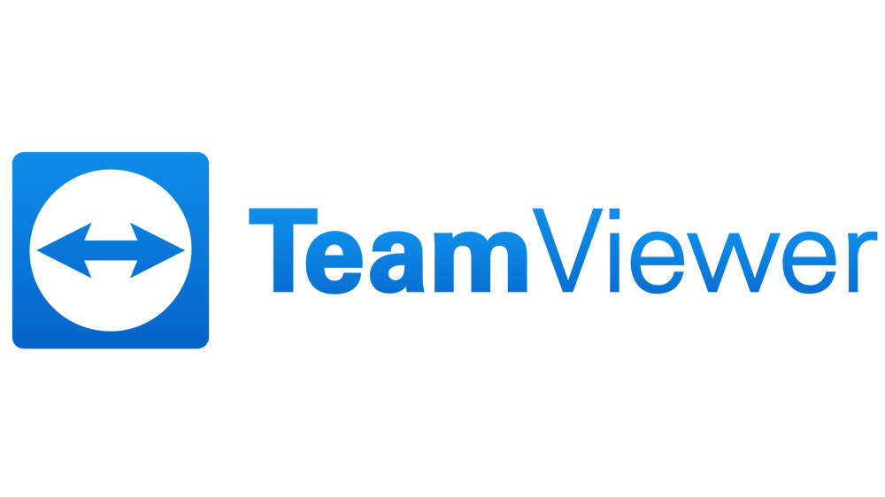 Teamviewer logo blauwe letters