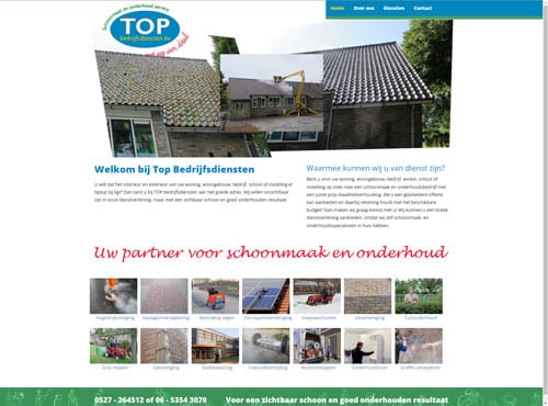 oude en nieuwe website Top bedrijfsdiensten