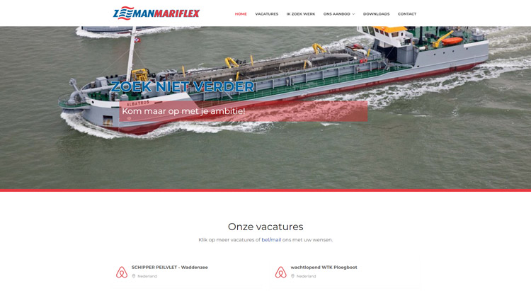 oude website zeeman mariflex 