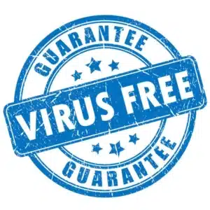 Virus free Garantie