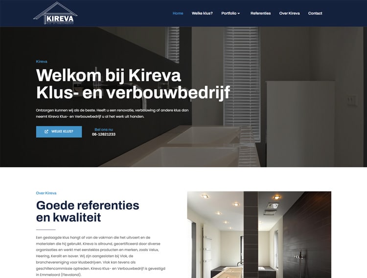 Nieuwe website Kireva